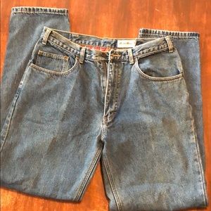 Men’s Flannel lined Eddie Bauer jeans
